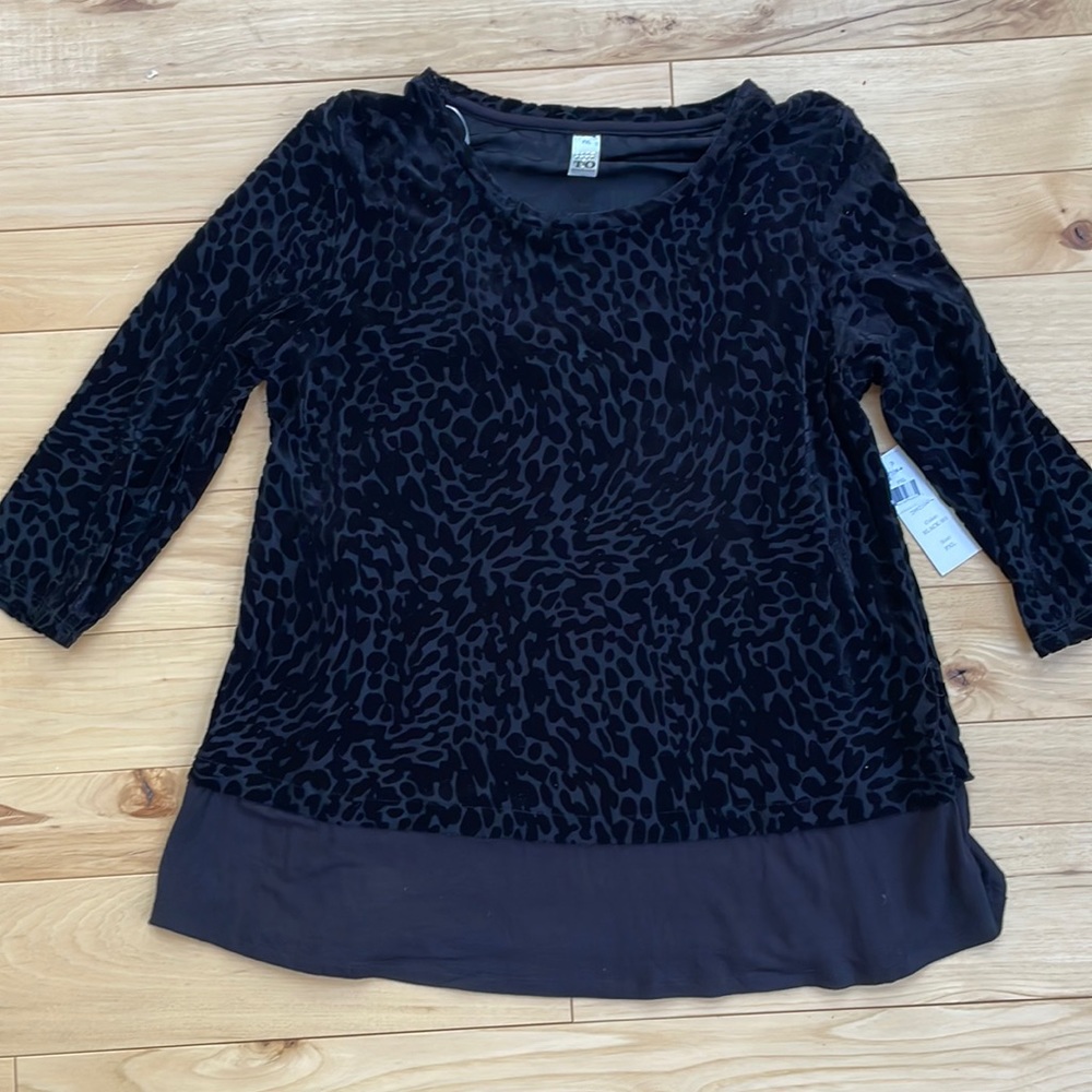 Black Sheer Blouse